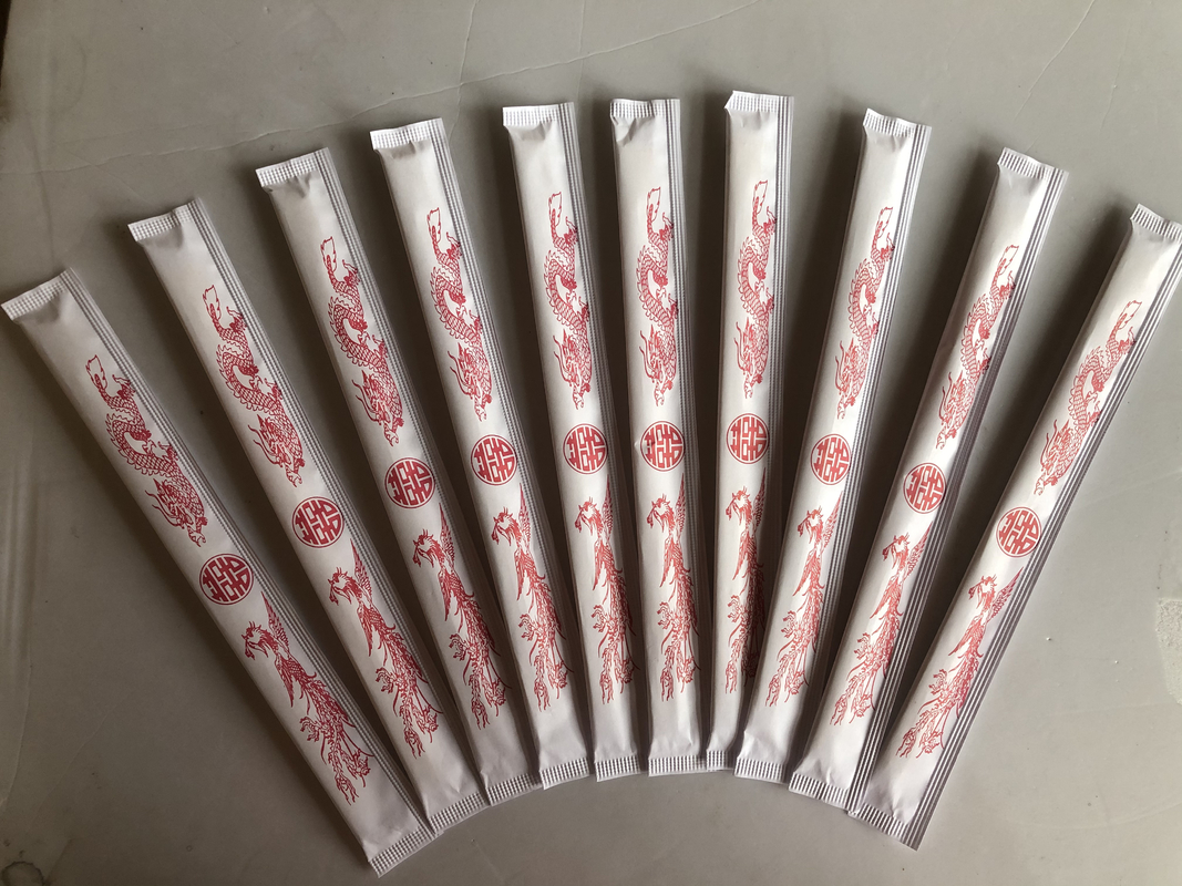 21CM -24CM TENSOGE চাইনিজ খাবারের জন্য সম্পূর্ণ কাগজে মোড়ানো বাঁশের চপস্টিক