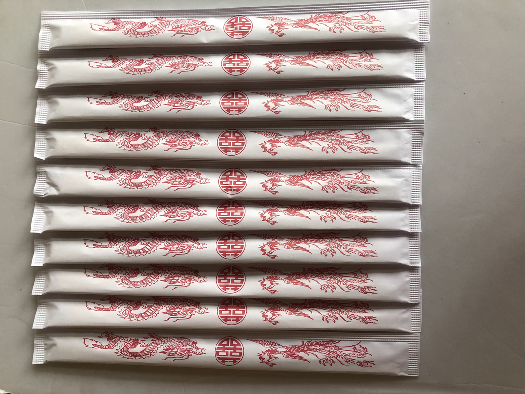 21CM -24CM TENSOGE চাইনিজ খাবারের জন্য সম্পূর্ণ কাগজে মোড়ানো বাঁশের চপস্টিক