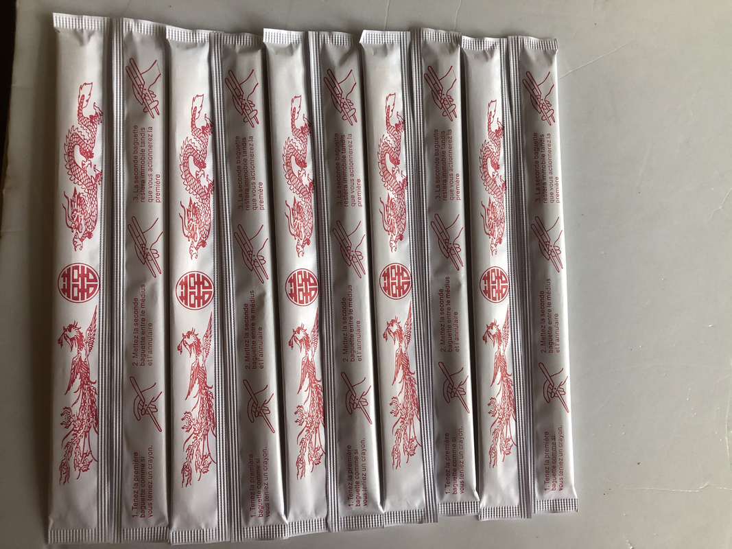 21CM -24CM TENSOGE চাইনিজ খাবারের জন্য সম্পূর্ণ কাগজে মোড়ানো বাঁশের চপস্টিক