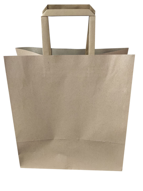 পরিবেশবান্ধব 110gsm 16x6x12 '' পুনর্ব্যবহারযোগ্য ক্রাফ্ট ব্যাগ