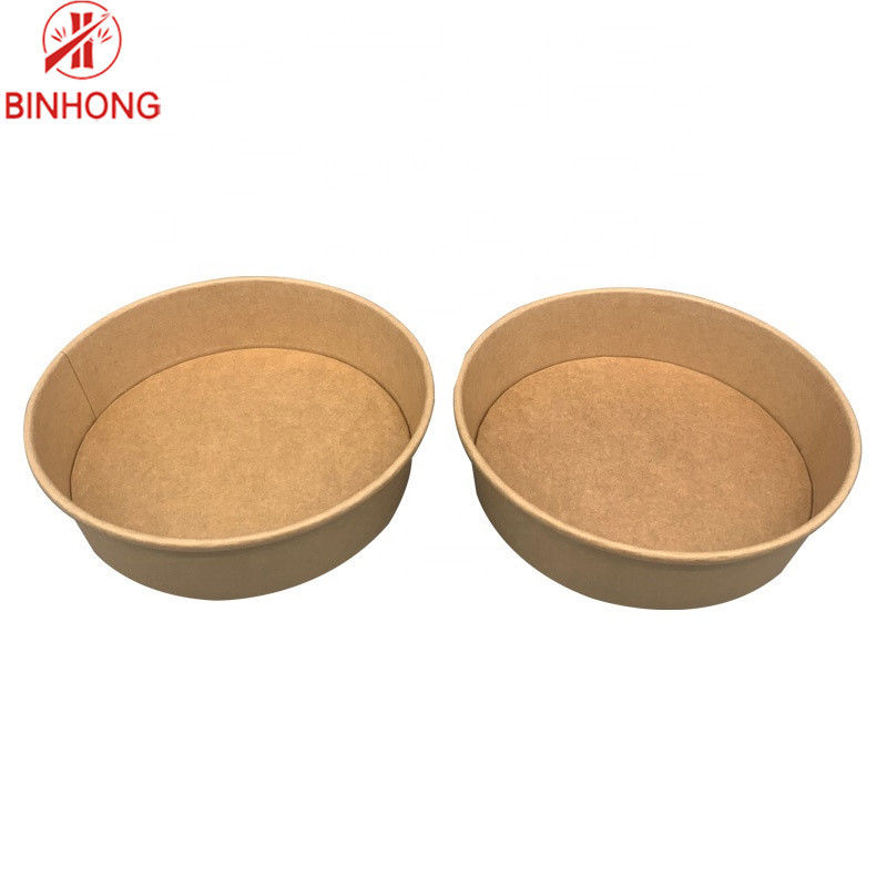 100% ইকো ফ্রেন্ডলি 1000ML ডিসপোজেবল পেপার পাত্রে নিয়ে যান