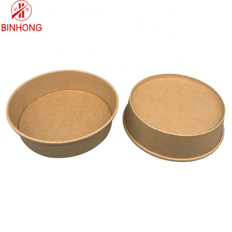100% ইকো ফ্রেন্ডলি 1000ML ডিসপোজেবল পেপার পাত্রে নিয়ে যান